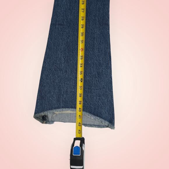 Edwin Jeans Chrissy Rumour Wide Flare Mid-Rise Denim Size 24 NWT Women - Picture 9 of 12